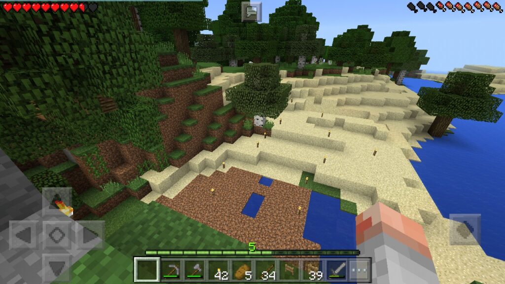 みなみのマイクラ Part4 裏庭を作ってたら死んでしまいました みなみのブログ